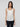 MAX MARA MM-Top in Seta Elasticizzata Pan Bianco-TRYME Shop