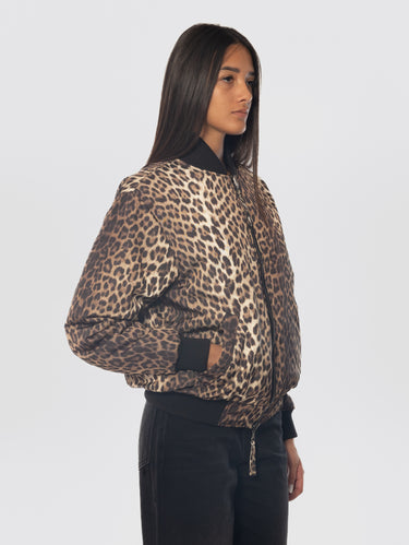 Giaccone Animalier Reversibile Marrone