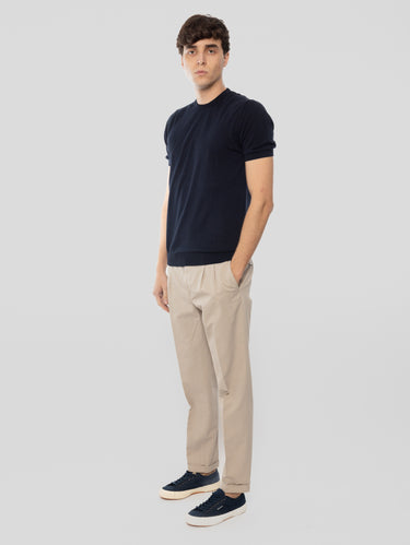 Easy Fit Broek met Plooi Yuta
