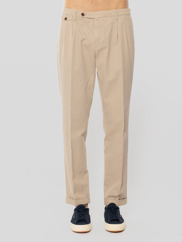 BRIGLIA 1949-Pantaloni Easy Fit con Pences Yuta-TRYME Shop