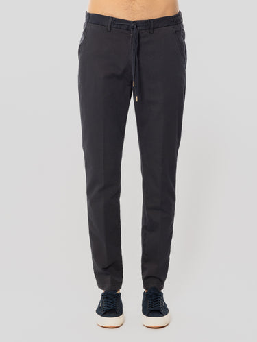 BRIGLIA 1949-Pantaloni con Coulisse Blu-TRYME Shop