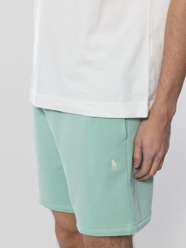 Blaue Shorts aus Baumwoll-Loopback