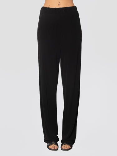 MAX MARA MM-Pantaloni i Jersey Stretch Nero-TRYME Shop