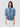 PINKO-Camicia in Denim con Maniche a Palloncino Blu-TRYME Shop
