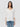 NOTSHY-T-shirt Stile Poncho in Lino Emilie Bianco-TRYME Shop