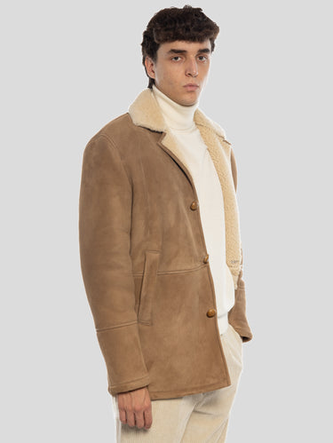 Blouson en mouton Malatesta vison