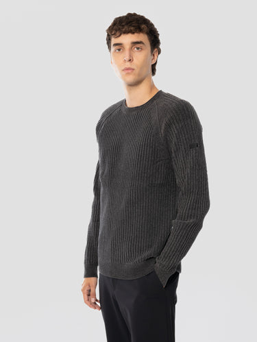 Maglia Girocollo in Ciniglia a Costa Grigio