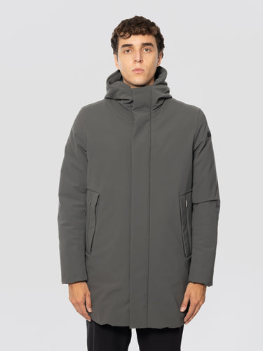 RRD-Giaccone Eskimo con Cappuccio Verde-TRYME Shop