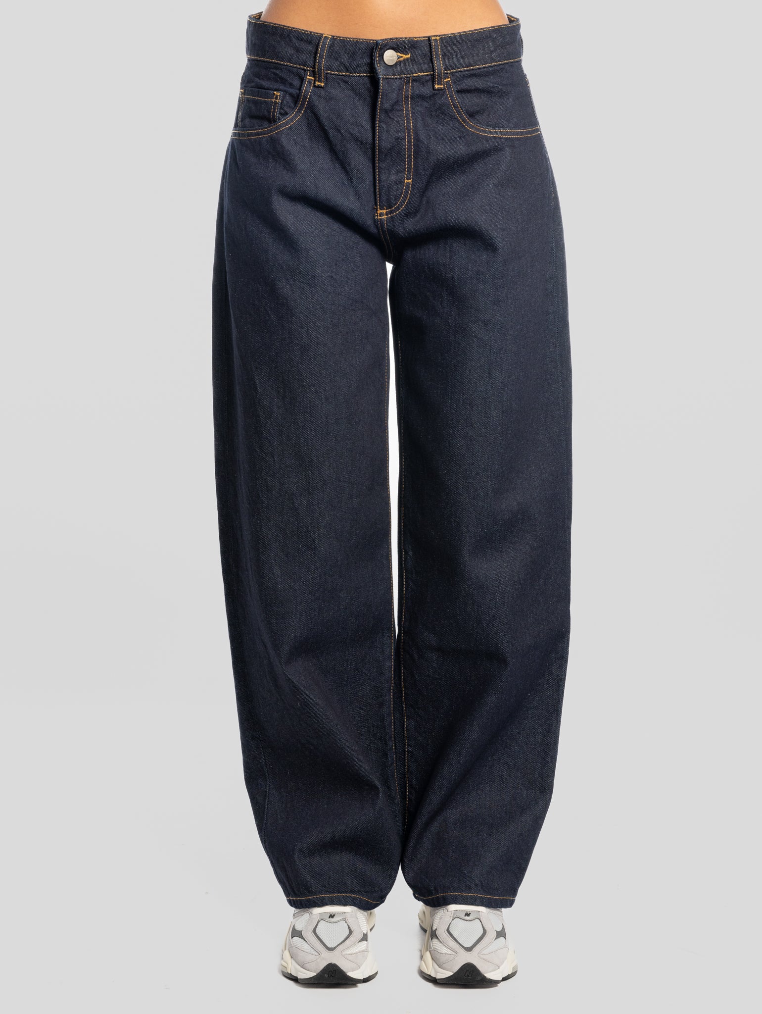 HUE Jeans a Gamba Dritta a Vita Media, Lavaggio con risciacquo Scuro HUE Jeans a Gamba Dritta a Vita Media, Lavaggio con risciacquo Scuro