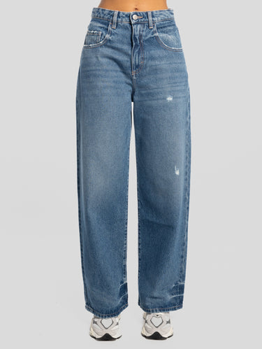 ICON DENIM-Jeans Poppy Eco Wide Leg Blu-TRYME Shop