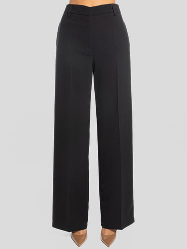 MAISON SECRÈTE-Pantaloni Palazzo in Cady Nero-TRYME Shop
