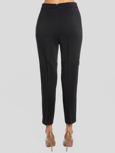 Elegante Hose aus technischem Cady Schwarz