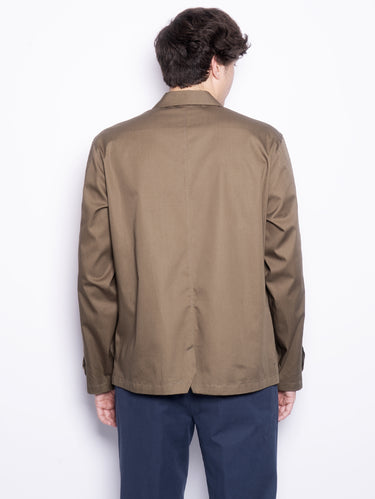 Overshirt in Cotone Biodegradabile Verde