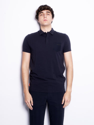 RRD-Polo in Tessuto Tecnico Blu Notte-TRYME Shop