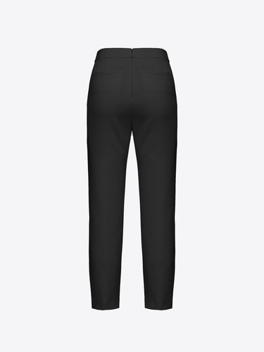 Pantaloni Slim in Crêpe Nero