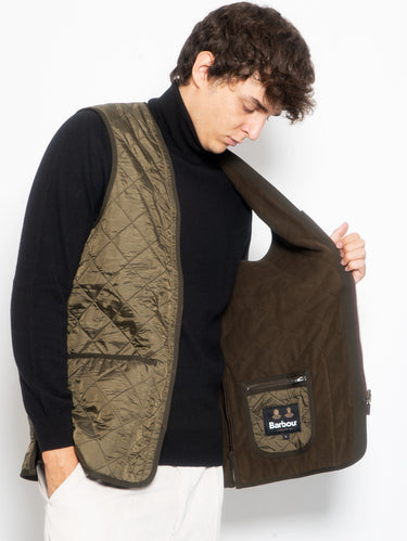 Gilet trapuntato Polarquilt Verde