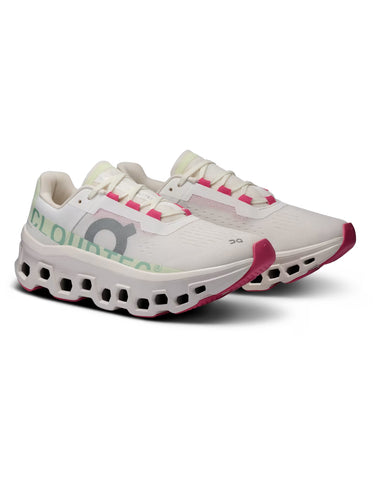 Wit/Fuchsia Cloudmonster Dames Sneakers