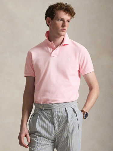 RALPH LAUREN-Polo Maniche Corte in Cotone Rosa-TRYME Shop