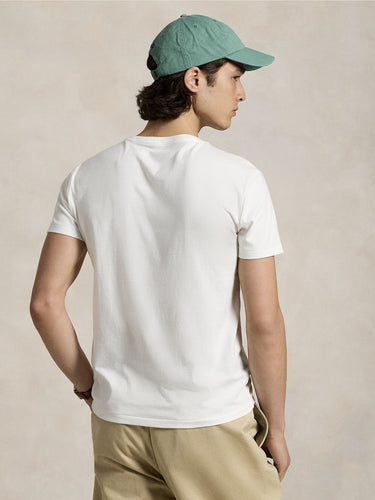 T-shirt basique en coton blanc