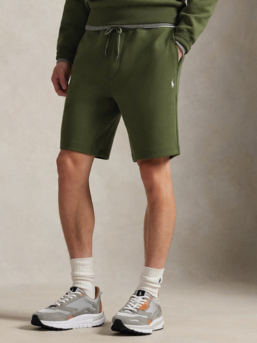 RALPH LAUREN-Shorts in Maglia Doppia Verde-TRYME Shop