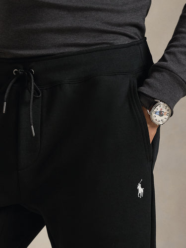 Black Double-Knit Joggers