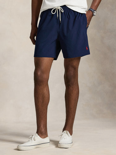 RALPH LAUREN-Boxer da Mare Stretch Blu Navy-TRYME Shop