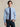 RALPH LAUREN-Camicia in Popeline Stretch a Righe Blu/Bianco-TRYME Shop