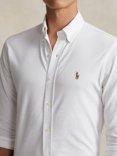 Camicia Knit Oxford Bianco