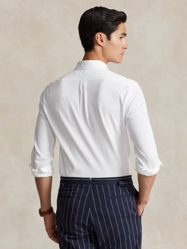 Camicia Knit Oxford Bianco