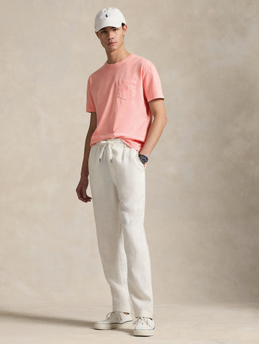 T-shirt con Taschino Custom Slim Fit Rosa