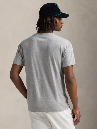 T-Shirt mit Polo Bear Druck Grau