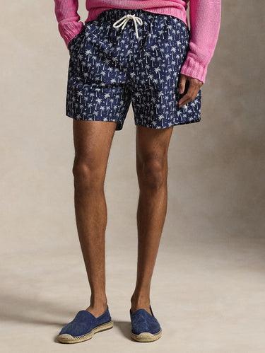 RALPH LAUREN-Costume da Mara Traveler con Fantasia Palme Blu-TRYME Shop