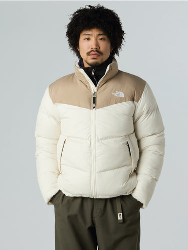 THE NORTH FACE-Piumino Squadrato Saikuru da Uomo Grigio Fungo-TRYME Shop