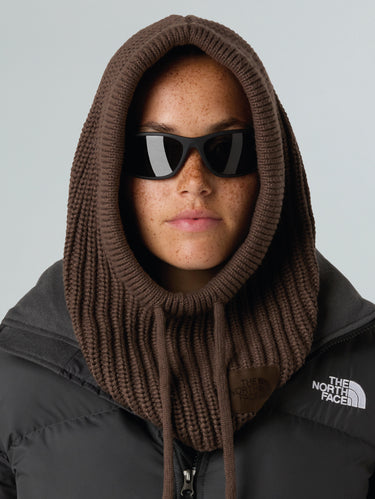 THE NORTH FACE-Cappuccio a Coste Marrone-TRYME Shop