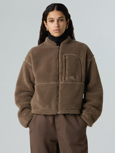 THE NORTH FACE-Pile Extreme Donna a Pelo Lungo Marrone Moca-TRYME Shop
