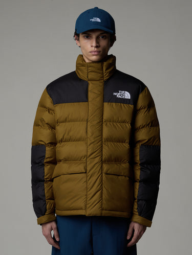 THE NORTH FACE-Giaccone Color Block Imbottito Limbara Verde-TRYME Shop
