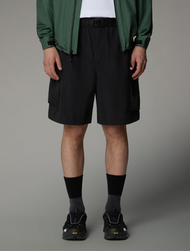 THE NORTH FACE-Pantaloncini Cargo in Tessuto WindWall Nero-TRYME Shop
