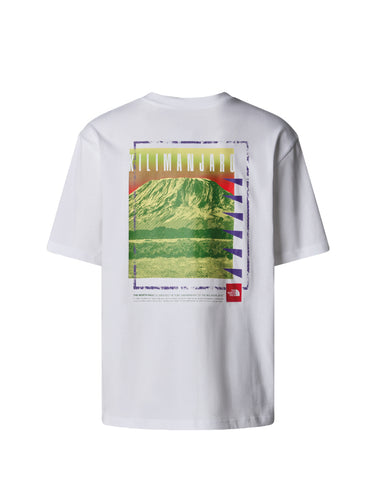 Oversize-T-Shirt mit weißem Print