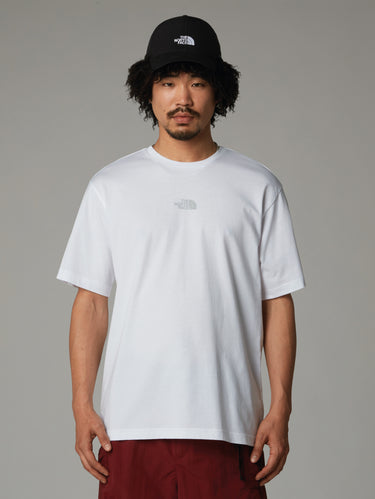THE NORTH FACE-T-shirt con Stampa Posteriore Bianca-TRYME Shop