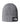 THE NORTH FACE-Berretto in Maglia con Logo Frontale Grigio-TRYME Shop