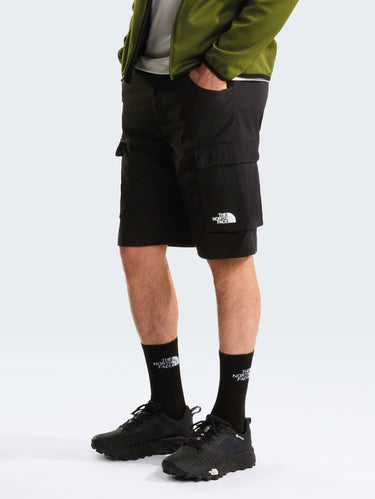 THE NORTH FACE-Shorts Cargo con Tasche a Toppa Nero-TRYME Shop