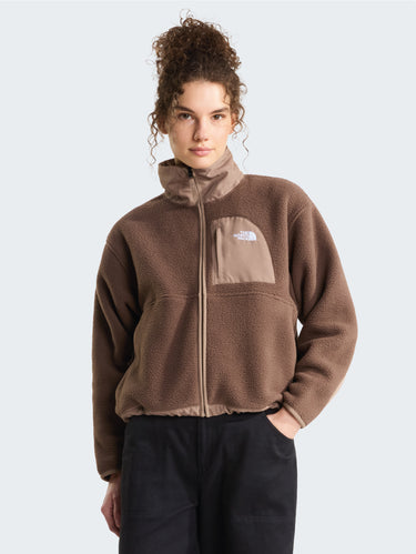 THE NORTH FACE-Giacca in Pile Yumiori Marrone-TRYME Shop