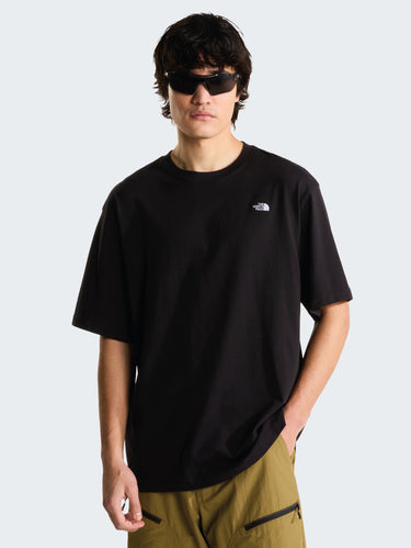 THE NORTH FACE-T-shirt Girocollo in Cotone Nero-TRYME Shop