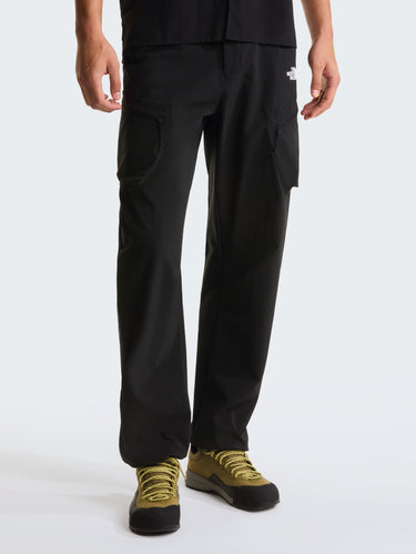THE NORTH FACE-Pantaloni con tessuto FlashDry e Tasche Nero-TRYME Shop