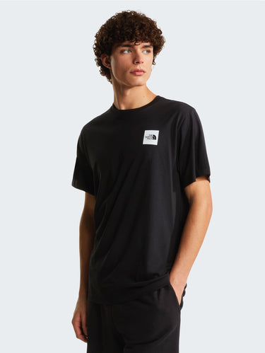 THE NORTH FACE-T-shirt Girocollo con Logo Nero-TRYME Shop