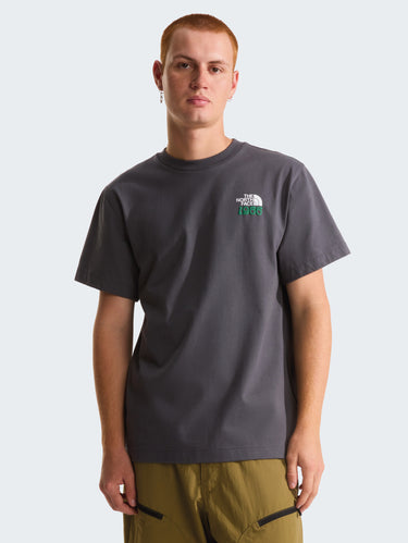 THE NORTH FACE-T-shirt Maniche Corte con Stampa Grafica Asfalto-TRYME Shop