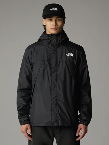 THE NORTH FACE-Giacca Antora Impermeabile con Cappuccio Nero-TRYME Shop