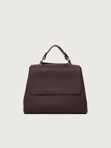ORCIANI-Borsa Sveva a Mano Piccola Burgundy-TRYME Shop