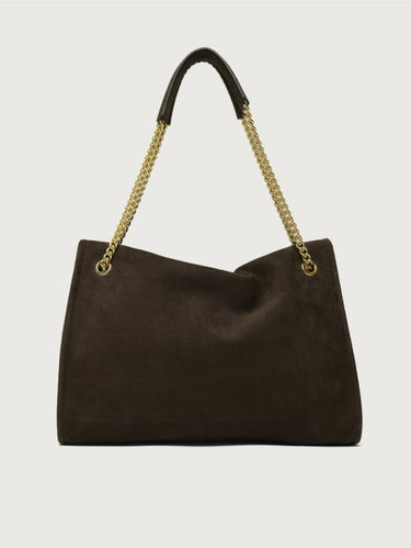 Borsa in Nabuck Martellato Venus Midi Testa di Moro