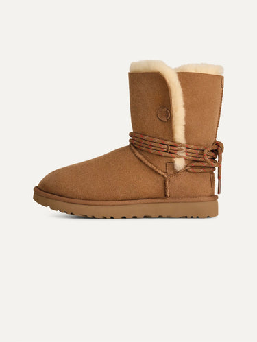 UGG-Stivali con Allacciatura Posteriore Bailey Tie Castagna-TRYME Shop